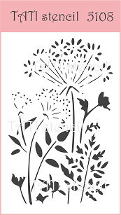 Трафарет гибкий TATI stencil 5108