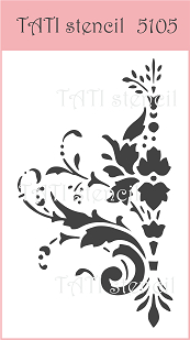 Трафарет гибкий TATI stencil 5105