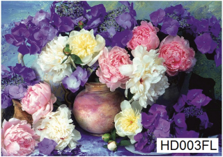 - цветы, растения - A4 decoupage card Hobby-Decor, HD003FL 1