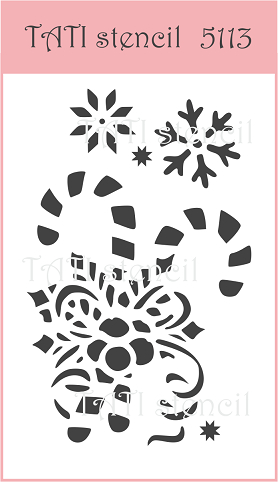Трафарет гнучкий TATI stencil 5113