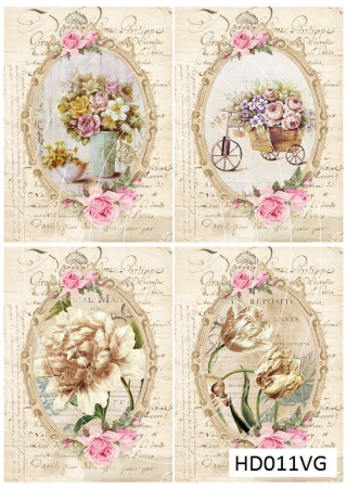 Декупажная карта А4 Hobby-Decor, HD011VG