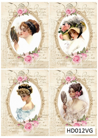 Декупажная карта А4 Hobby-Decor, HD012VG