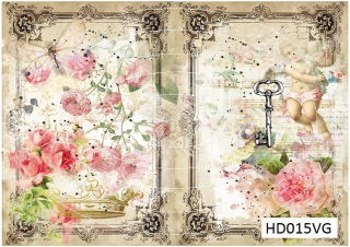 Декупажная карта А4 Hobby-Decor, HD015VG