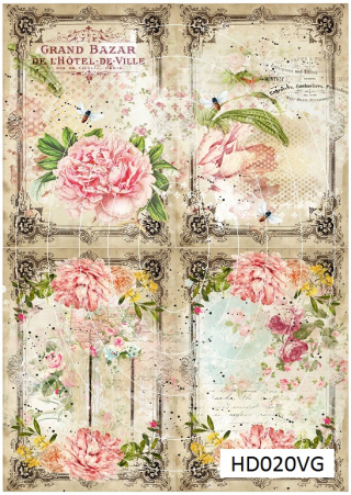 Декупажная карта А4 Hobby-Decor, HD020VG