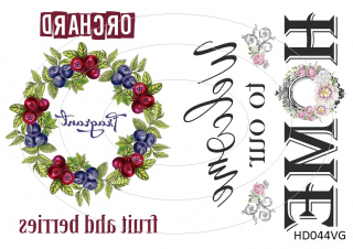 Декупажная карта А4 Hobby-Decor, HD044VG