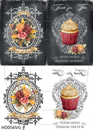 A4 decoupage card Hobby-Decor, HD056VG