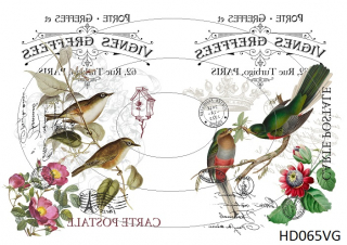 Декупажная карта А4 Hobby-Decor, HD065VG