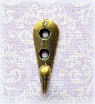 Box hardware - Крючок 33х12 мм, цв.: бр. 1