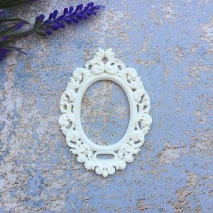 Ажурная овальная рамка, 8х6см