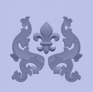 Молды -  Молд ДП119, Вензеля "под ковку", 2 шт. по 6,5х2,8 см  1