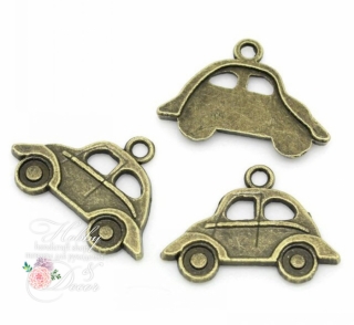 Charms, pendants - Machine pendant bronze 1
