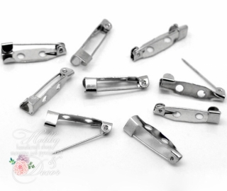 - base findings - Pin brooch silver color 1